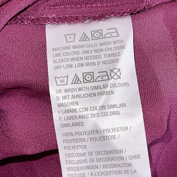 Logo Lori Goldstein Layers Tank Tunic Plus Size 3X Semi Sheer Purple Black Trim - Picture 9 of 12